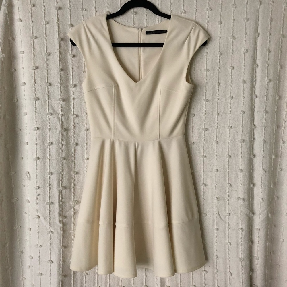 Cream Mini Dress